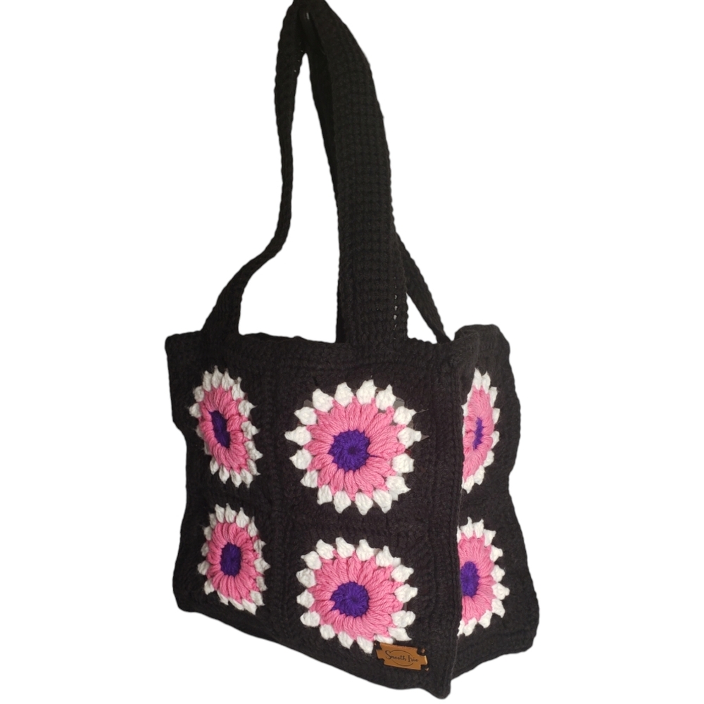 The Flower of Eden Crochet Bag Smooth Irie Summer Vacation Beach Pool Briefcase
